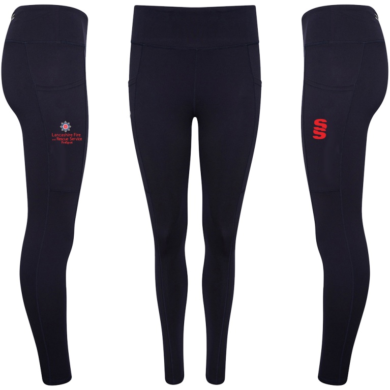 Lancashire Fire & Rescue - Performance Full Length Leggings - Women's Fit