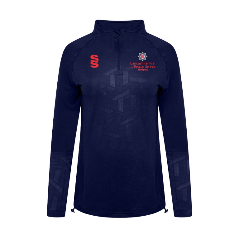 Lancashire Fire & Rescue - Impact 1/4 Zip Performance Top - Women's Fit